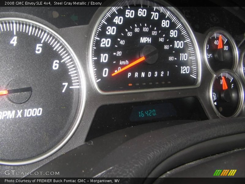 Steel Gray Metallic / Ebony 2008 GMC Envoy SLE 4x4