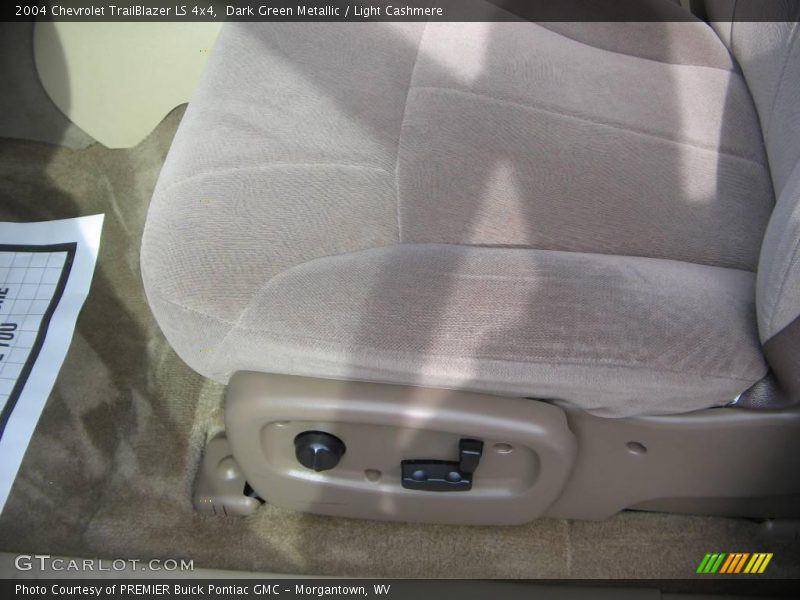 Dark Green Metallic / Light Cashmere 2004 Chevrolet TrailBlazer LS 4x4
