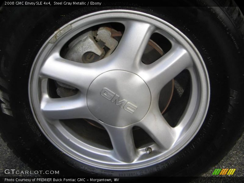 Steel Gray Metallic / Ebony 2008 GMC Envoy SLE 4x4