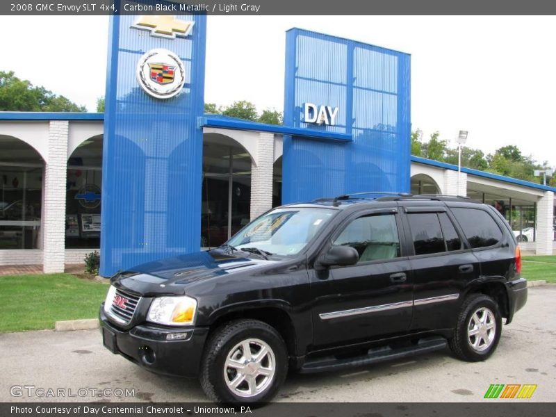 Carbon Black Metallic / Light Gray 2008 GMC Envoy SLT 4x4