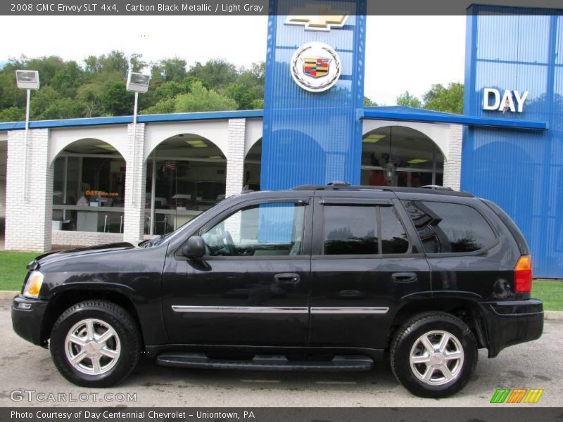 Carbon Black Metallic / Light Gray 2008 GMC Envoy SLT 4x4