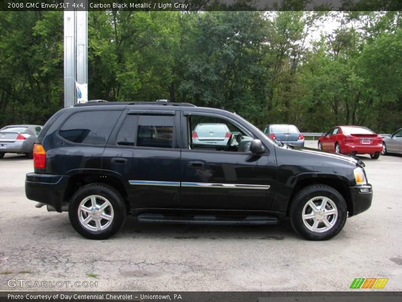Carbon Black Metallic / Light Gray 2008 GMC Envoy SLT 4x4