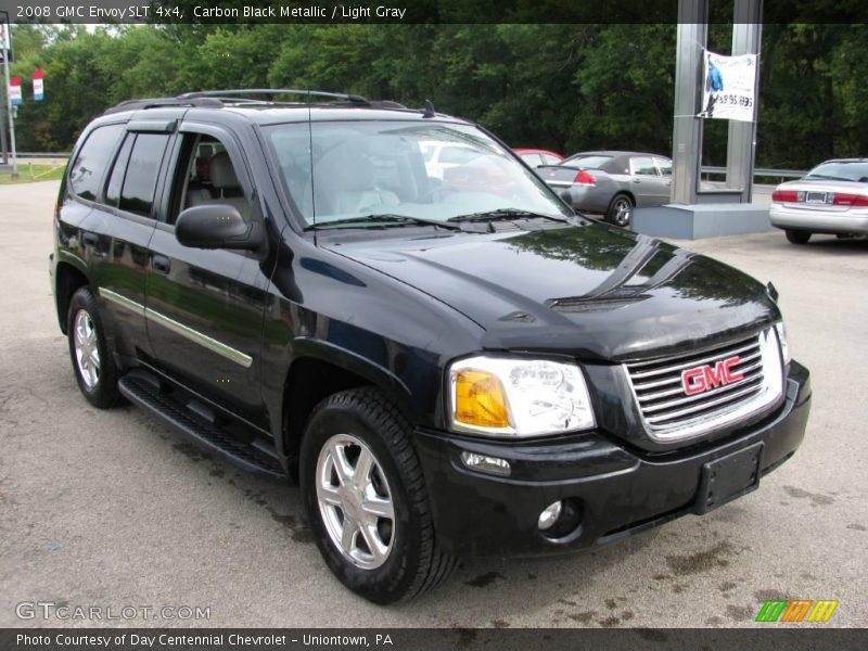Carbon Black Metallic / Light Gray 2008 GMC Envoy SLT 4x4