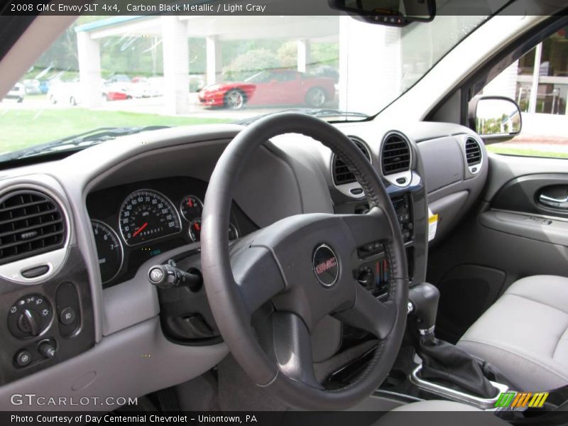 Carbon Black Metallic / Light Gray 2008 GMC Envoy SLT 4x4