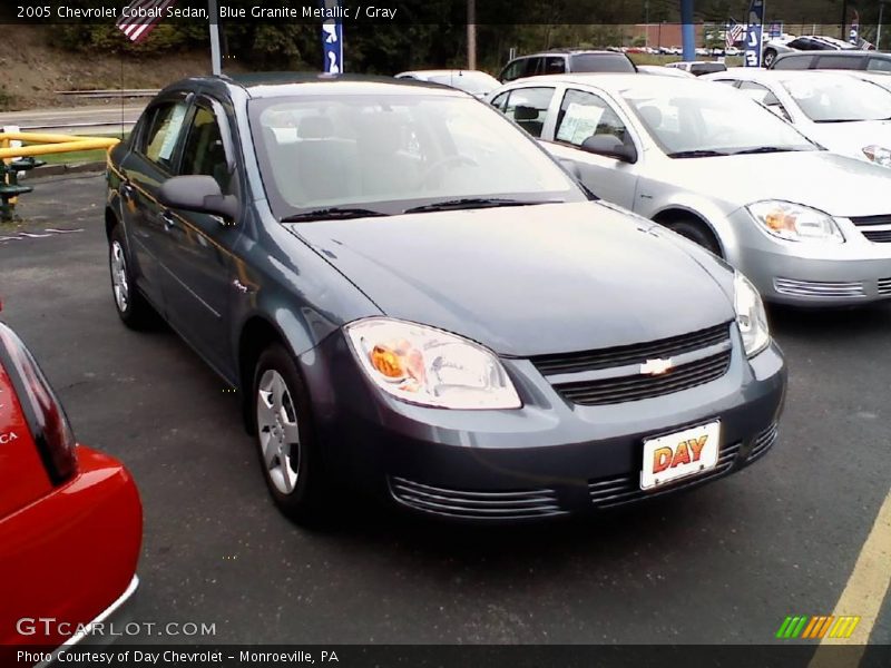 Blue Granite Metallic / Gray 2005 Chevrolet Cobalt Sedan