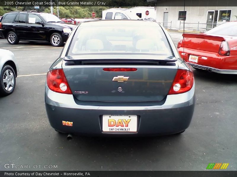 Blue Granite Metallic / Gray 2005 Chevrolet Cobalt Sedan