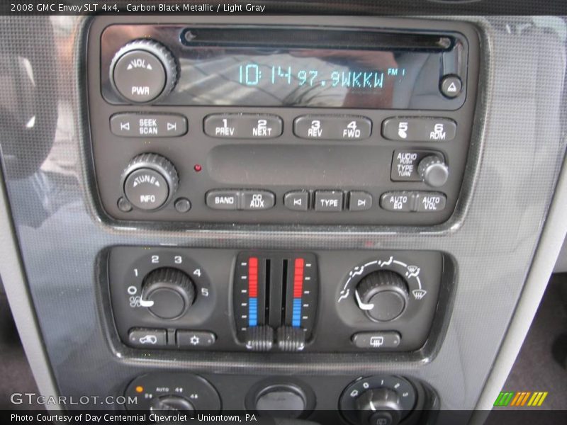 Carbon Black Metallic / Light Gray 2008 GMC Envoy SLT 4x4