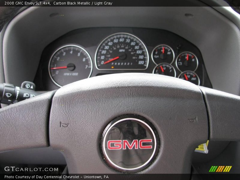 Carbon Black Metallic / Light Gray 2008 GMC Envoy SLT 4x4