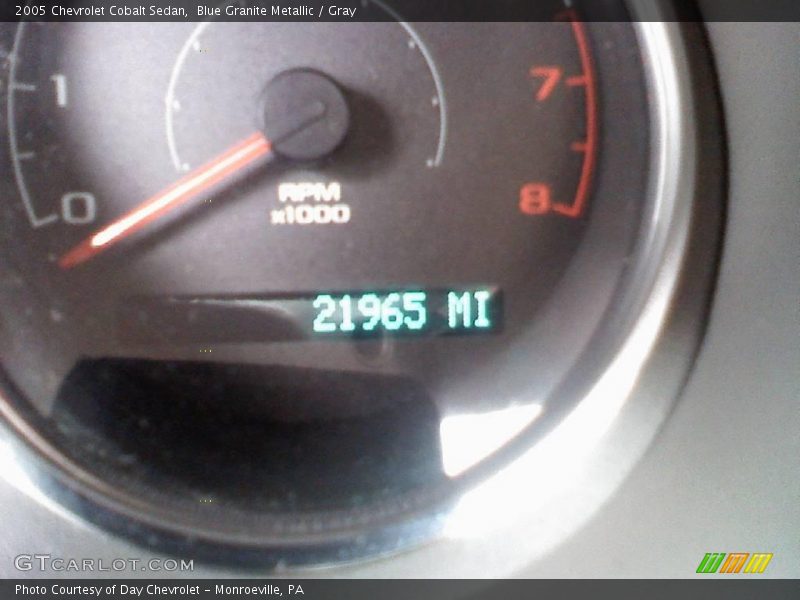 Blue Granite Metallic / Gray 2005 Chevrolet Cobalt Sedan