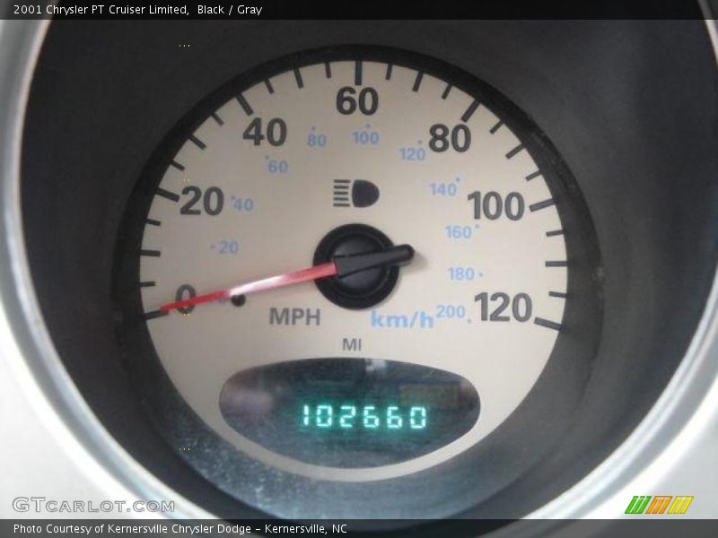 Black / Gray 2001 Chrysler PT Cruiser Limited