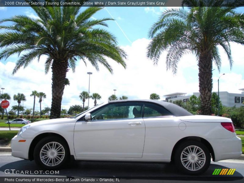 Stone White / Dark Slate Gray/Light Slate Gray 2008 Chrysler Sebring Touring Convertible