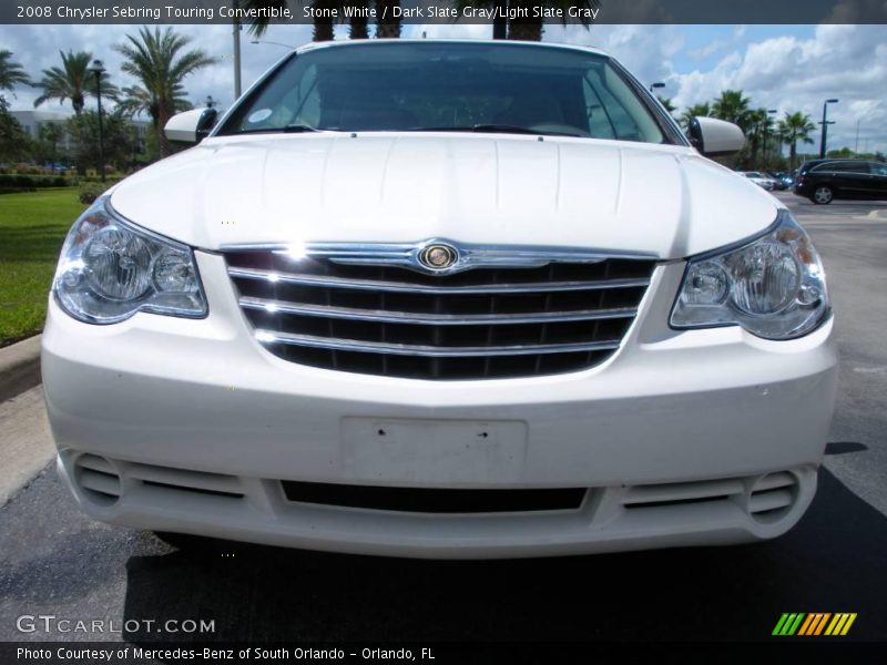 Stone White / Dark Slate Gray/Light Slate Gray 2008 Chrysler Sebring Touring Convertible