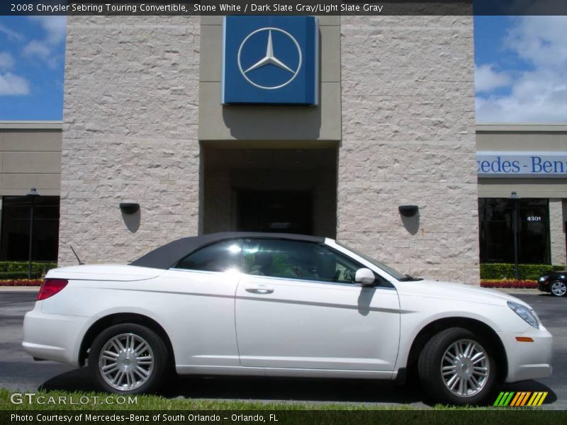 Stone White / Dark Slate Gray/Light Slate Gray 2008 Chrysler Sebring Touring Convertible