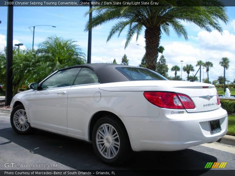 Stone White / Dark Slate Gray/Light Slate Gray 2008 Chrysler Sebring Touring Convertible