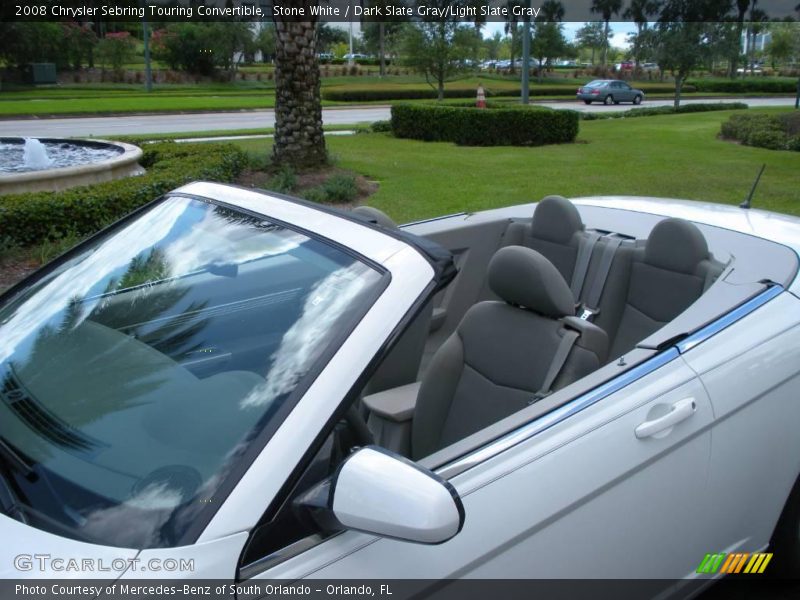 Stone White / Dark Slate Gray/Light Slate Gray 2008 Chrysler Sebring Touring Convertible