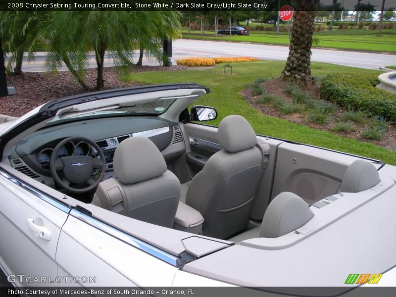 Stone White / Dark Slate Gray/Light Slate Gray 2008 Chrysler Sebring Touring Convertible