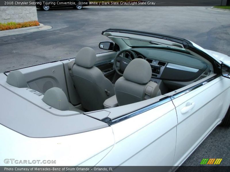 Stone White / Dark Slate Gray/Light Slate Gray 2008 Chrysler Sebring Touring Convertible