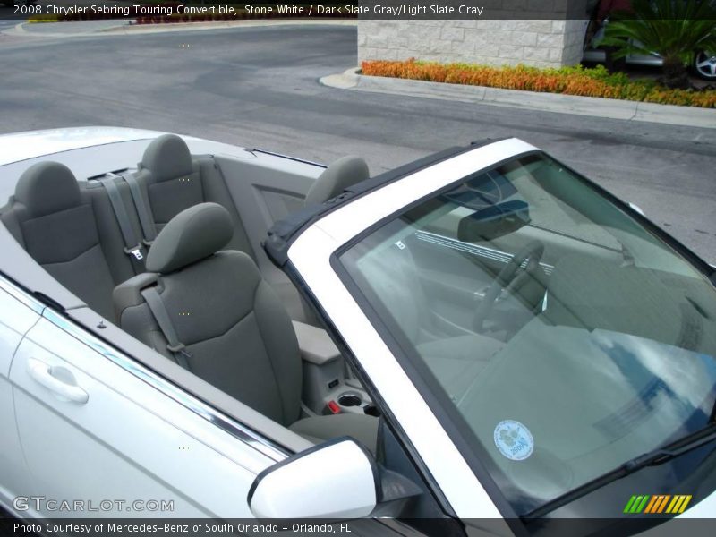 Stone White / Dark Slate Gray/Light Slate Gray 2008 Chrysler Sebring Touring Convertible