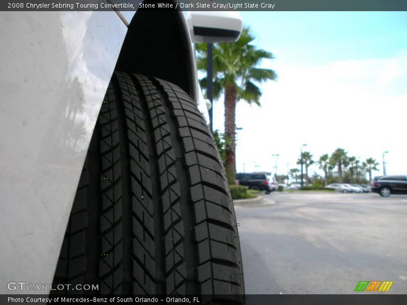 Stone White / Dark Slate Gray/Light Slate Gray 2008 Chrysler Sebring Touring Convertible