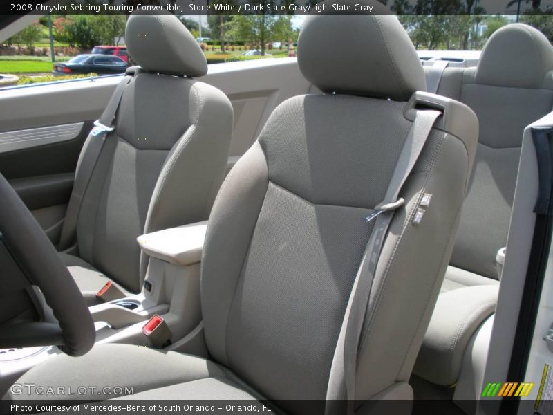 Stone White / Dark Slate Gray/Light Slate Gray 2008 Chrysler Sebring Touring Convertible