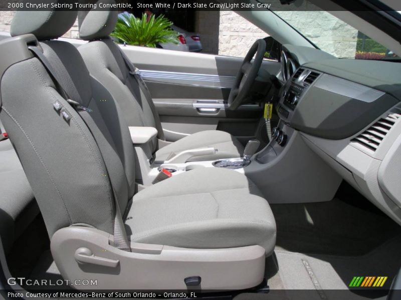 Stone White / Dark Slate Gray/Light Slate Gray 2008 Chrysler Sebring Touring Convertible