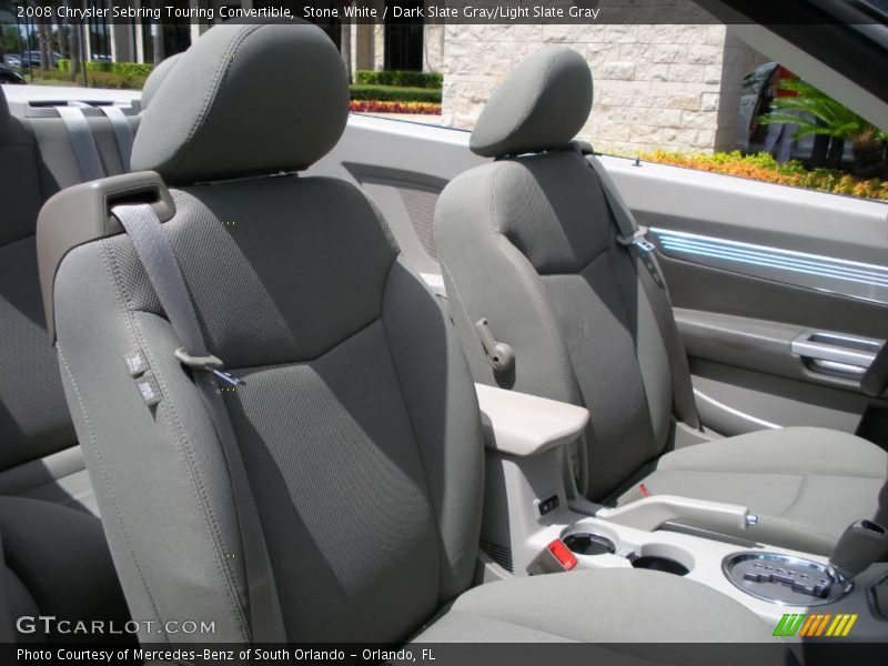Stone White / Dark Slate Gray/Light Slate Gray 2008 Chrysler Sebring Touring Convertible