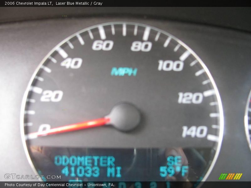 Laser Blue Metallic / Gray 2006 Chevrolet Impala LT