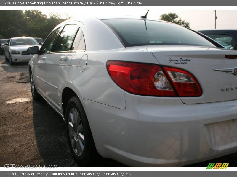Stone White / Dark Slate Gray/Light Slate Gray 2008 Chrysler Sebring LX Sedan