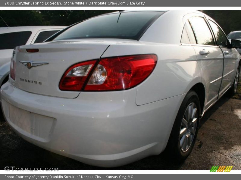 Stone White / Dark Slate Gray/Light Slate Gray 2008 Chrysler Sebring LX Sedan