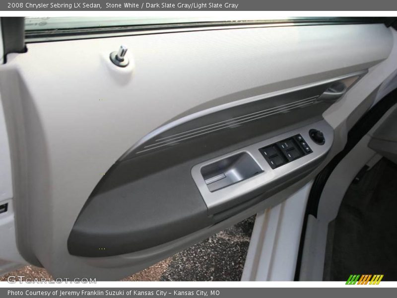Stone White / Dark Slate Gray/Light Slate Gray 2008 Chrysler Sebring LX Sedan