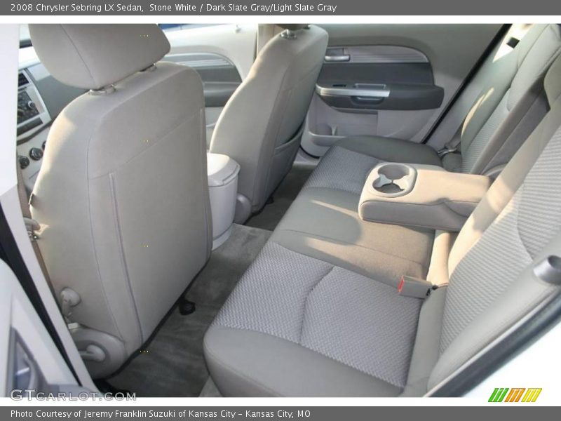 Stone White / Dark Slate Gray/Light Slate Gray 2008 Chrysler Sebring LX Sedan