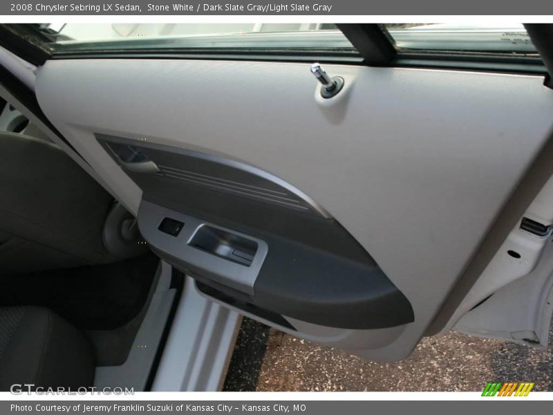 Stone White / Dark Slate Gray/Light Slate Gray 2008 Chrysler Sebring LX Sedan