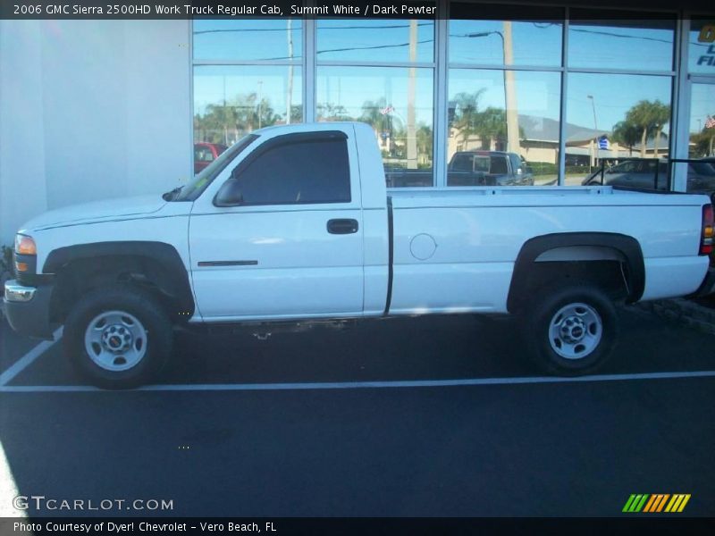 Summit White / Dark Pewter 2006 GMC Sierra 2500HD Work Truck Regular Cab