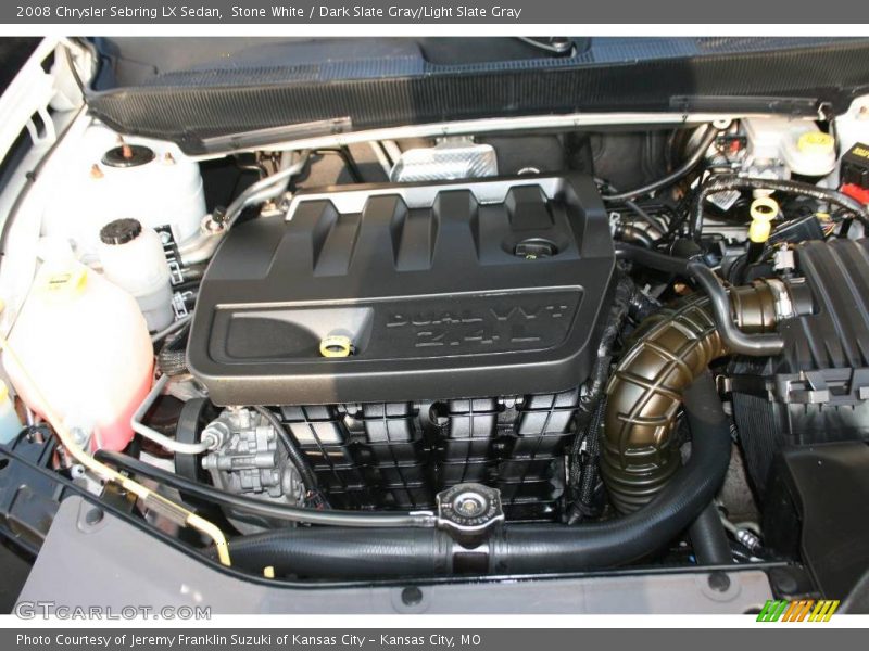 Stone White / Dark Slate Gray/Light Slate Gray 2008 Chrysler Sebring LX Sedan