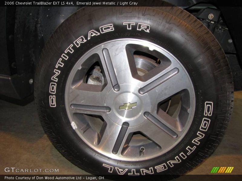 Emerald Jewel Metallic / Light Gray 2006 Chevrolet TrailBlazer EXT LS 4x4