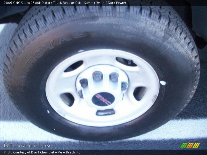 Summit White / Dark Pewter 2006 GMC Sierra 2500HD Work Truck Regular Cab