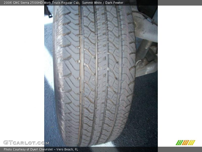 Summit White / Dark Pewter 2006 GMC Sierra 2500HD Work Truck Regular Cab