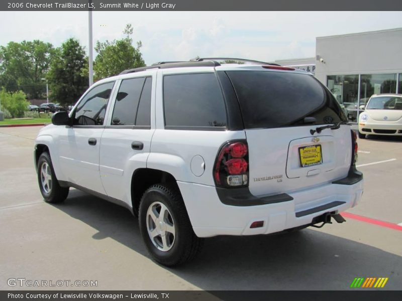 Summit White / Light Gray 2006 Chevrolet TrailBlazer LS