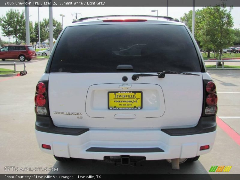 Summit White / Light Gray 2006 Chevrolet TrailBlazer LS