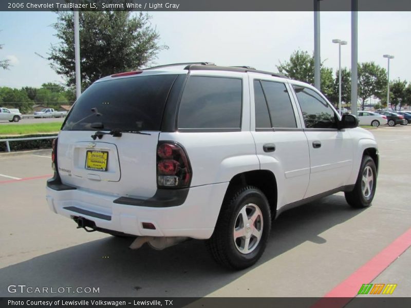 Summit White / Light Gray 2006 Chevrolet TrailBlazer LS