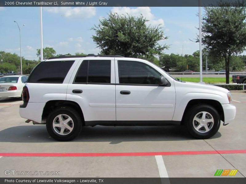 Summit White / Light Gray 2006 Chevrolet TrailBlazer LS