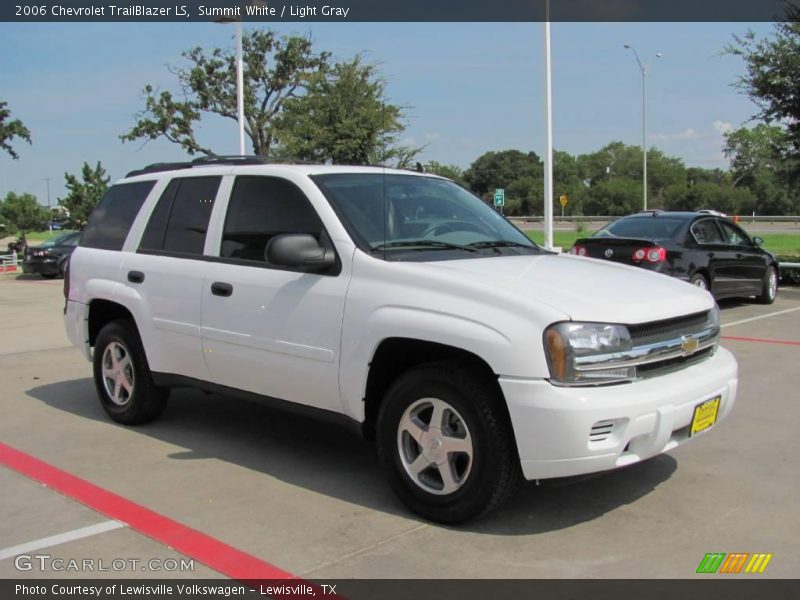 Summit White / Light Gray 2006 Chevrolet TrailBlazer LS
