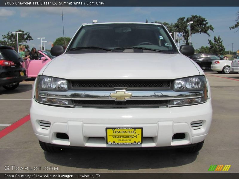 Summit White / Light Gray 2006 Chevrolet TrailBlazer LS