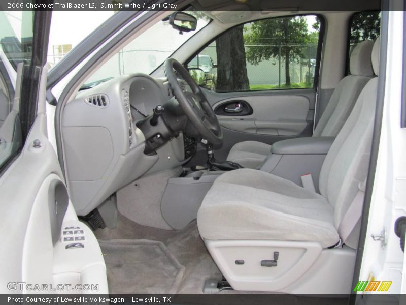 Summit White / Light Gray 2006 Chevrolet TrailBlazer LS