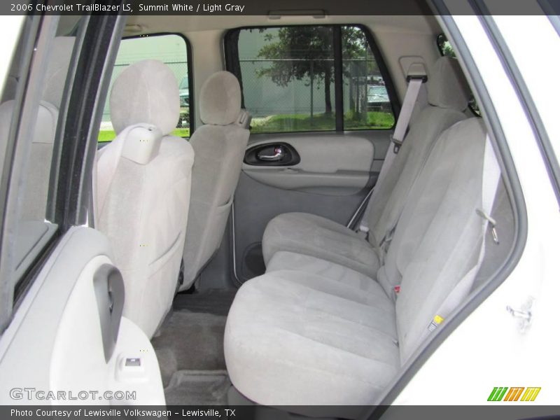 Summit White / Light Gray 2006 Chevrolet TrailBlazer LS
