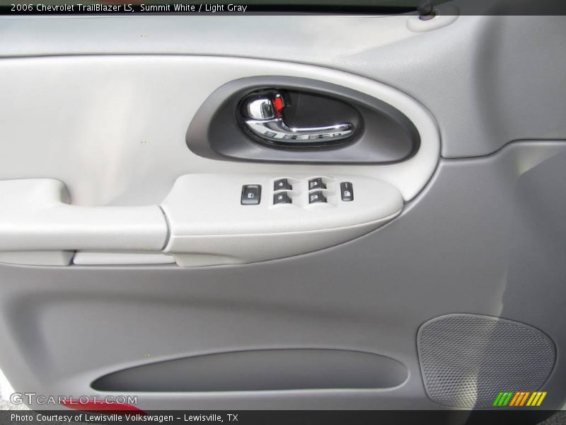 Summit White / Light Gray 2006 Chevrolet TrailBlazer LS