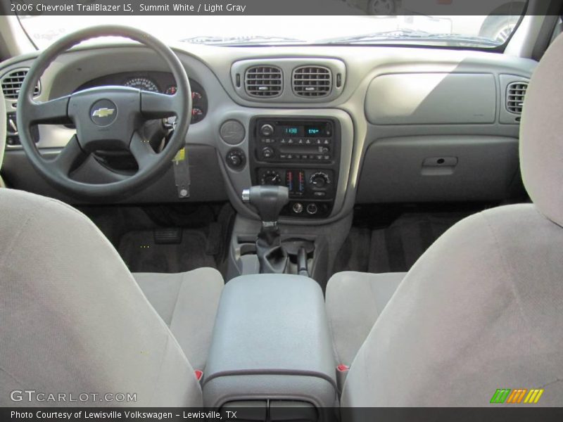 Summit White / Light Gray 2006 Chevrolet TrailBlazer LS