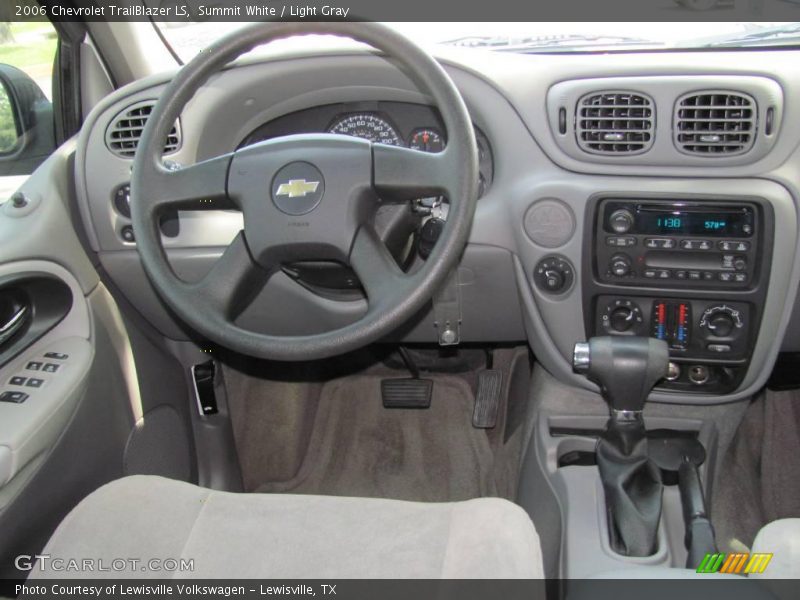 Summit White / Light Gray 2006 Chevrolet TrailBlazer LS