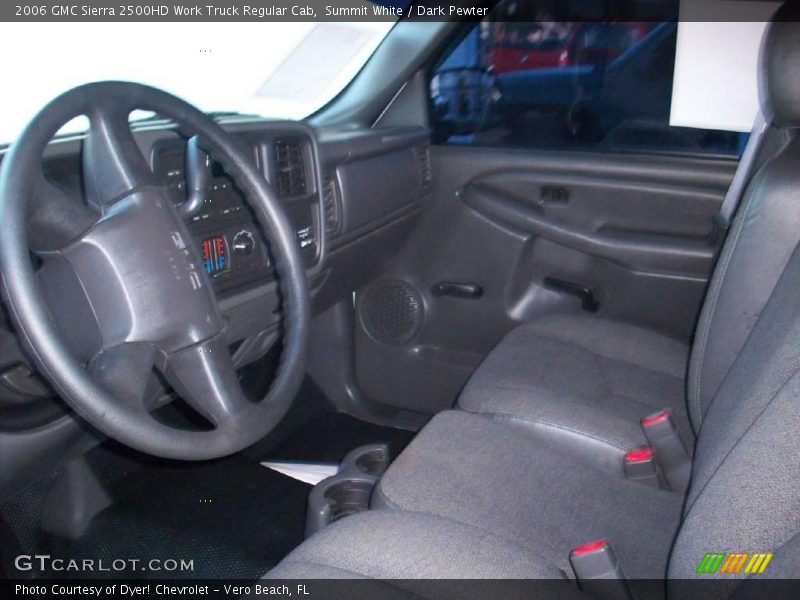 Summit White / Dark Pewter 2006 GMC Sierra 2500HD Work Truck Regular Cab