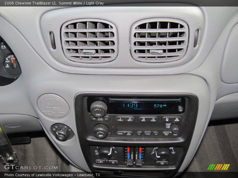 Summit White / Light Gray 2006 Chevrolet TrailBlazer LS